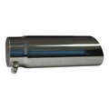 Speedfx EXHAUST TIPS 312 Inch Inlet 4 Inch Outlet Polished Stainless Steel Round Angled Cut Sharp Edg 304S
